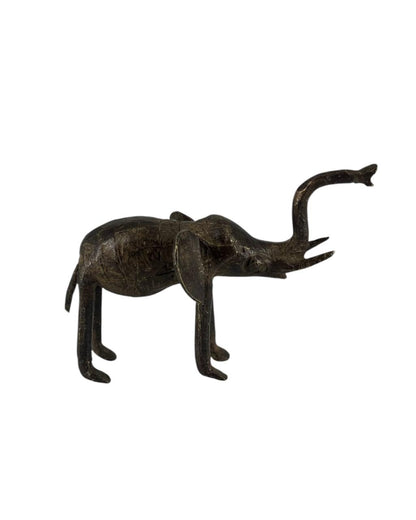 Mini Escultura Elefante em Bronze