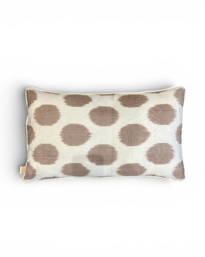 Almofada Veludo e Ikat  55x35