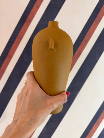 Vaso Face Amarelo G
