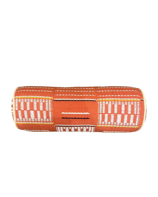 Almofada Rolo Khorogo Laranja 42x15