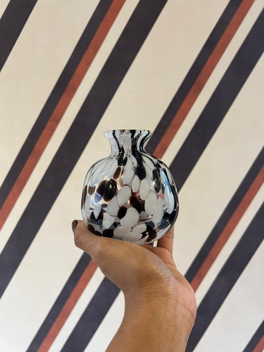 Vaso Branco c/ Marrom