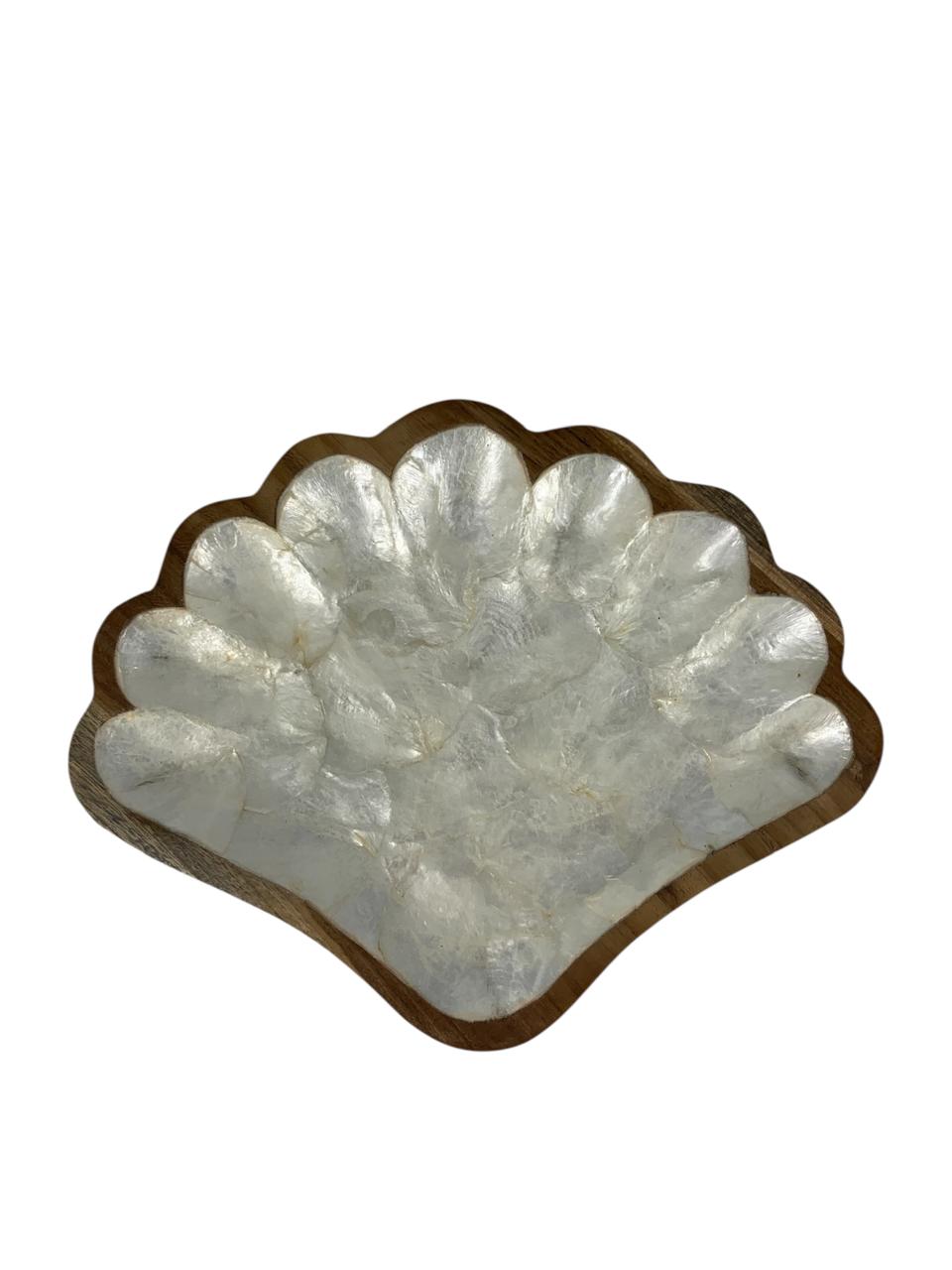 Prato Concha Madrepérola Teca