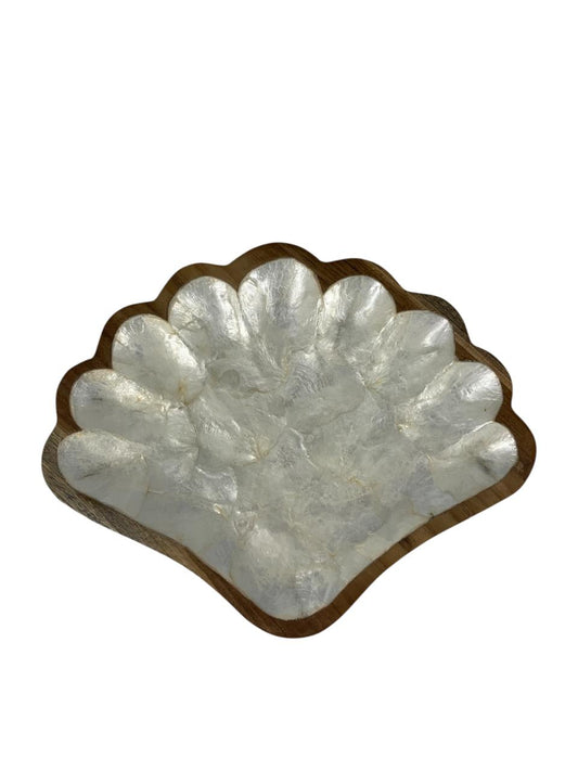 Prato Concha Madrepérola Teca