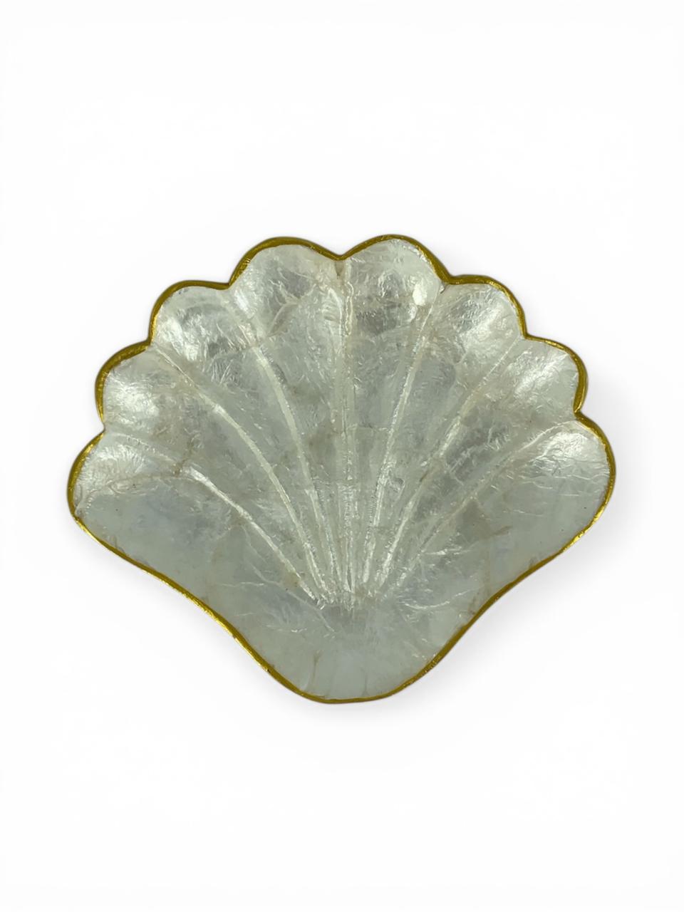 Petisqueira Concha Madrepérola Ouro