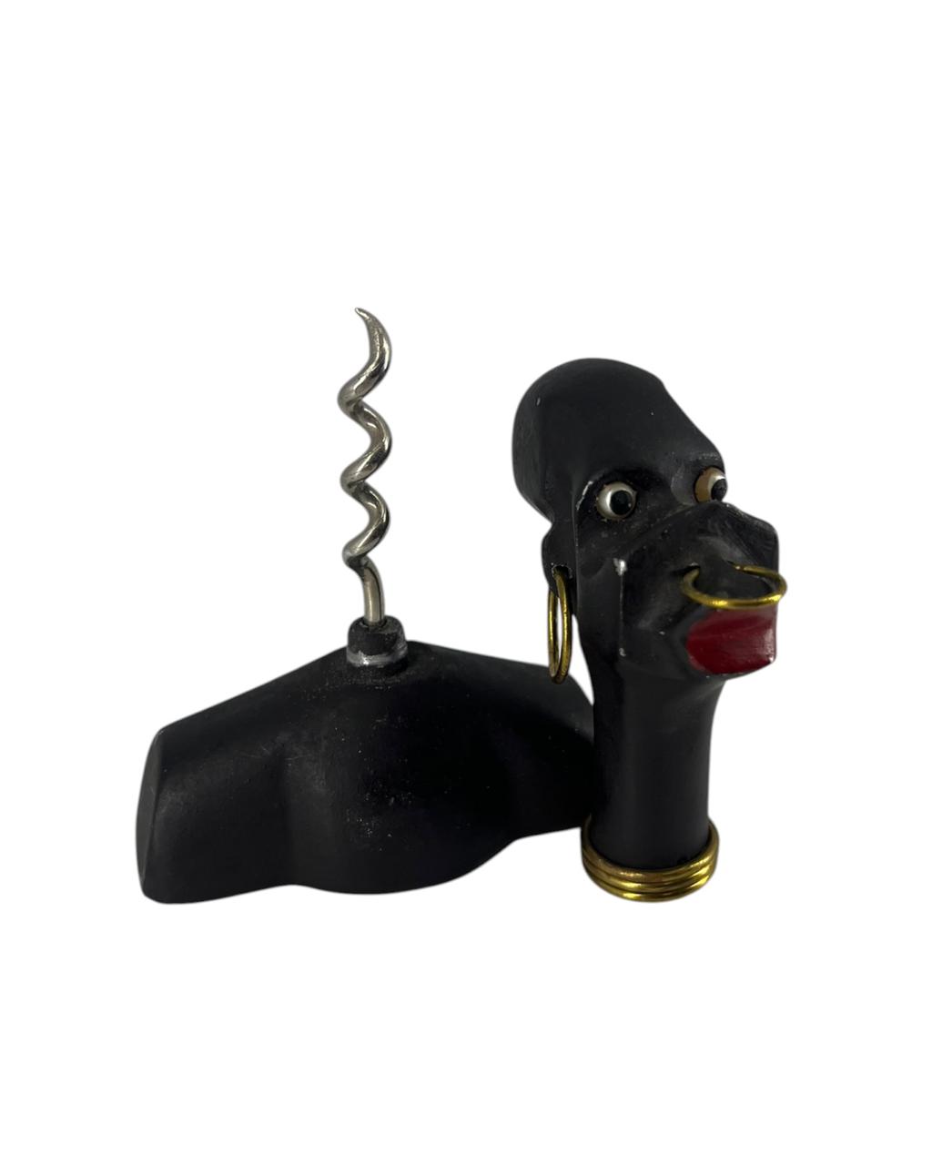 Abridor de Garrafa e Vinho Busto