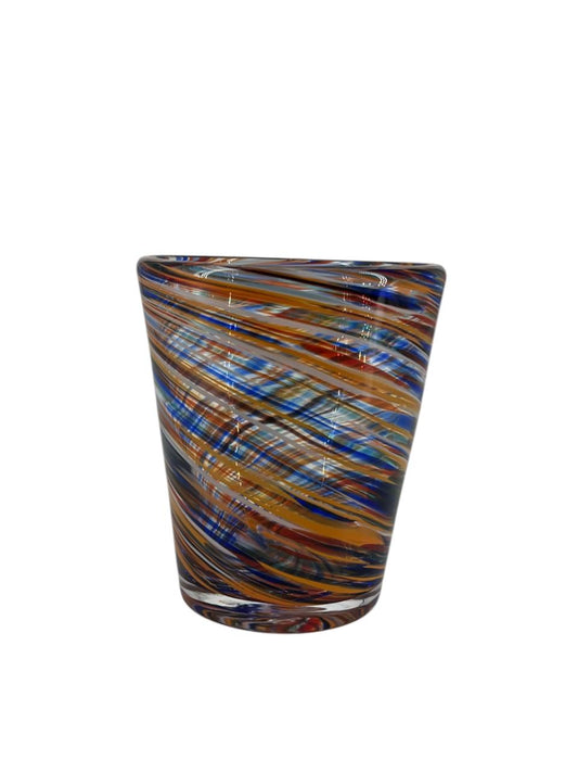 Set de 6 copos Espiral Azul e Ambar