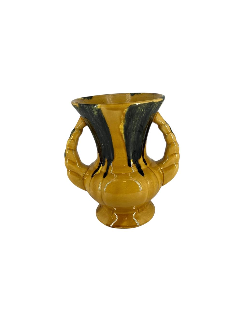 Vaso em Cerâmica Amarelo