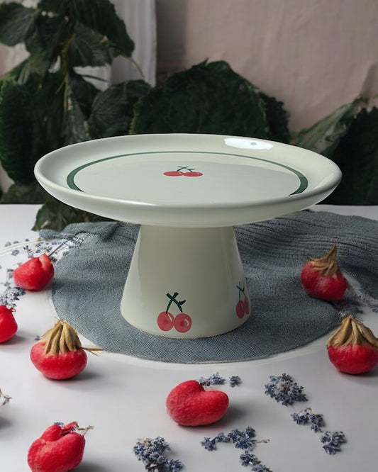 Boleira Com Pé Cereja P