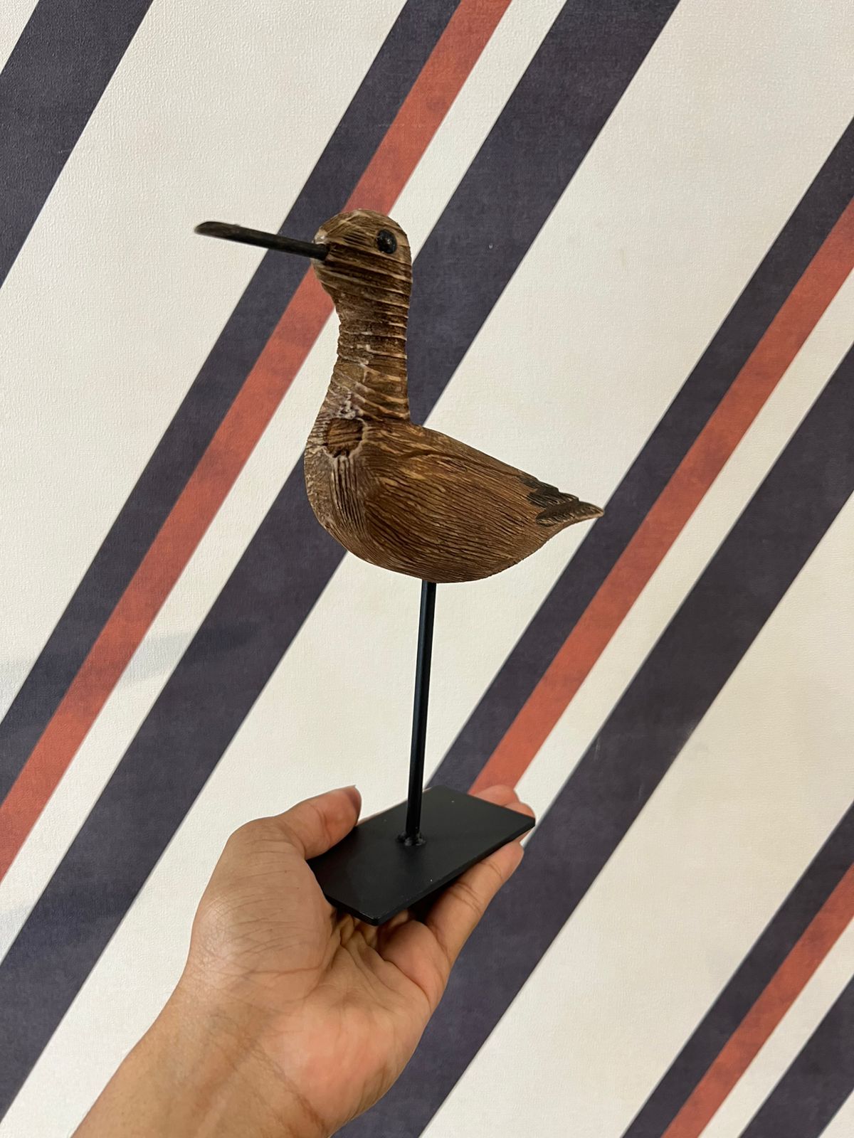 Pássaro Decorativo em Madeira P