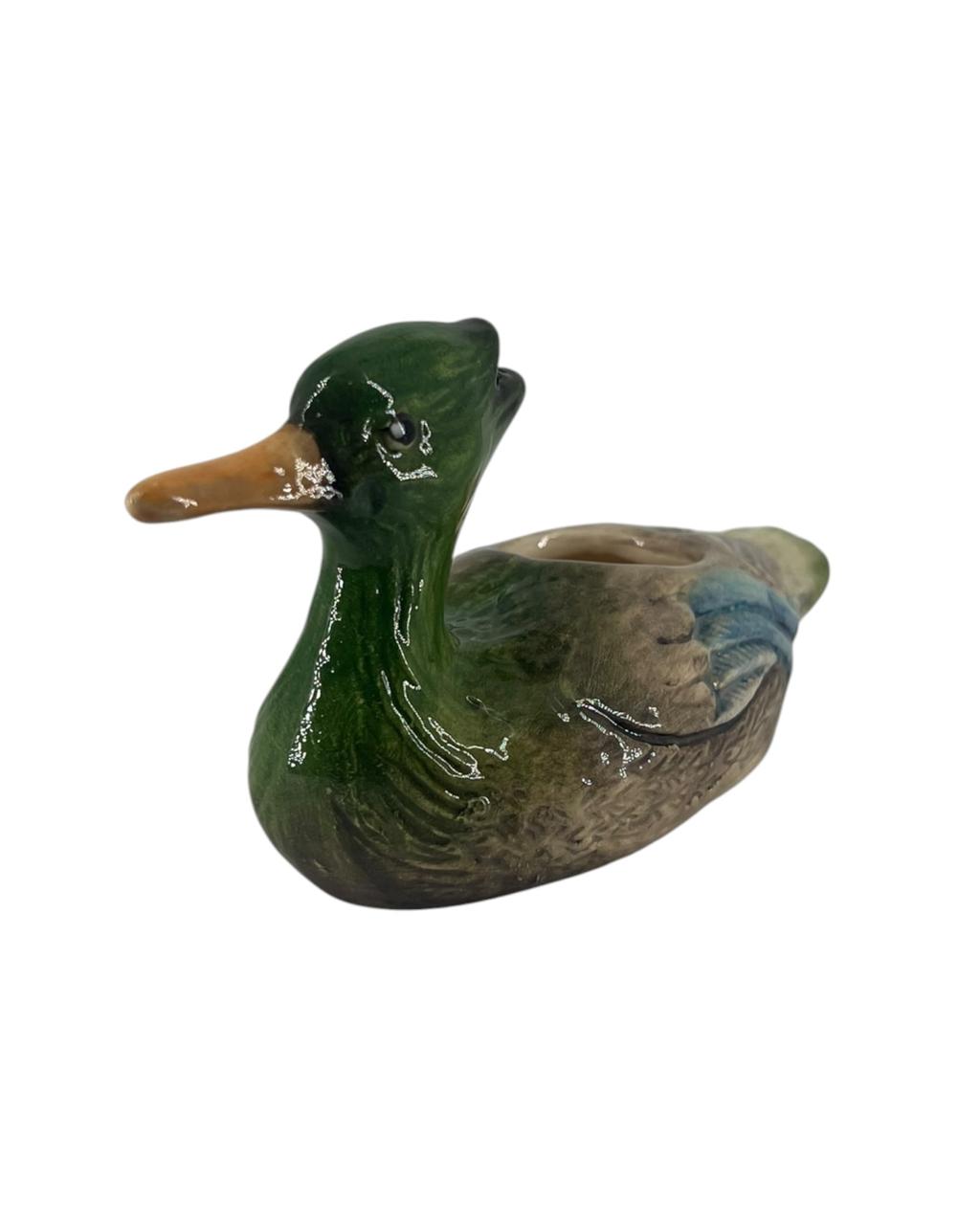 Saleiro Pato com Crista Verde PP