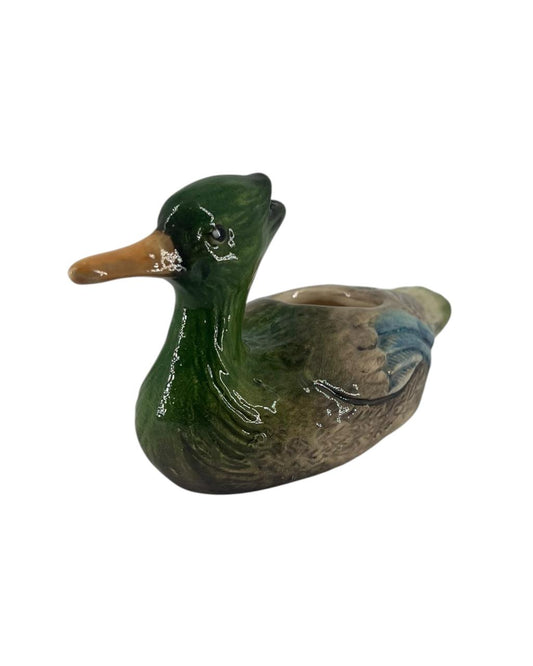 Saleiro Pato com Crista Verde PP