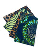 Kit 4 Guardanapos Coquetel Afro