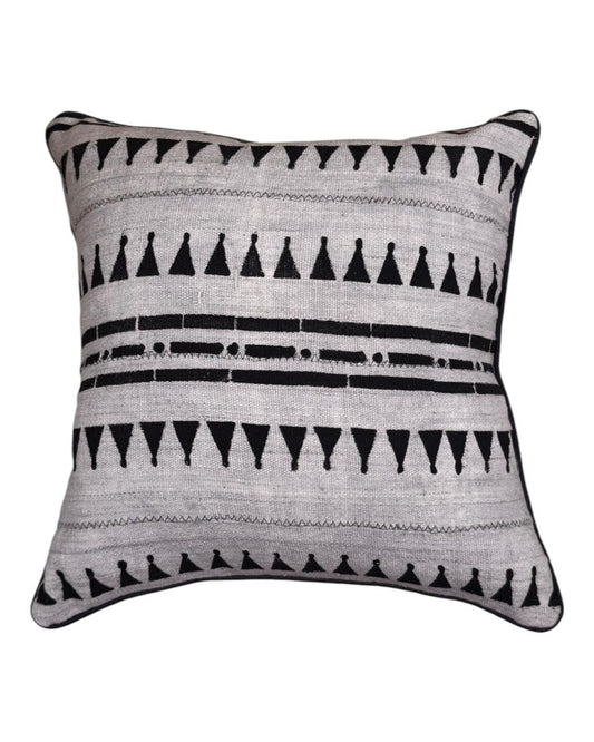 Almofada Quadrada Bogolan Peão Off