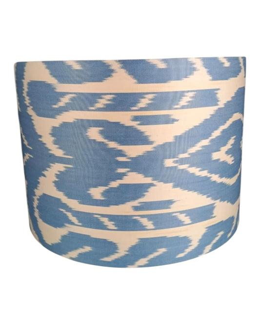 Cúpula Ikat Azul e Branco 40x28