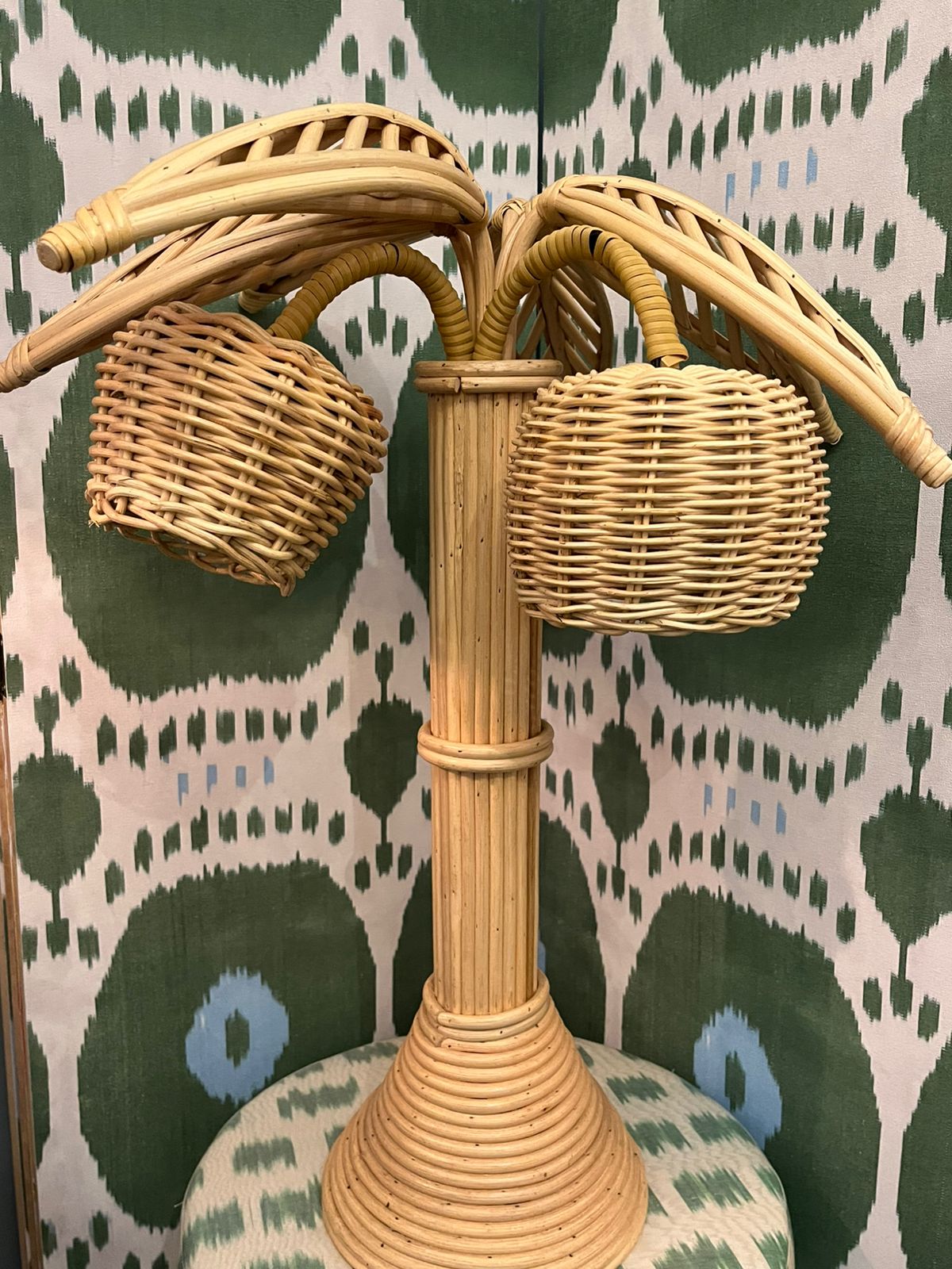 Luminária Coqueiro Rattan Mini