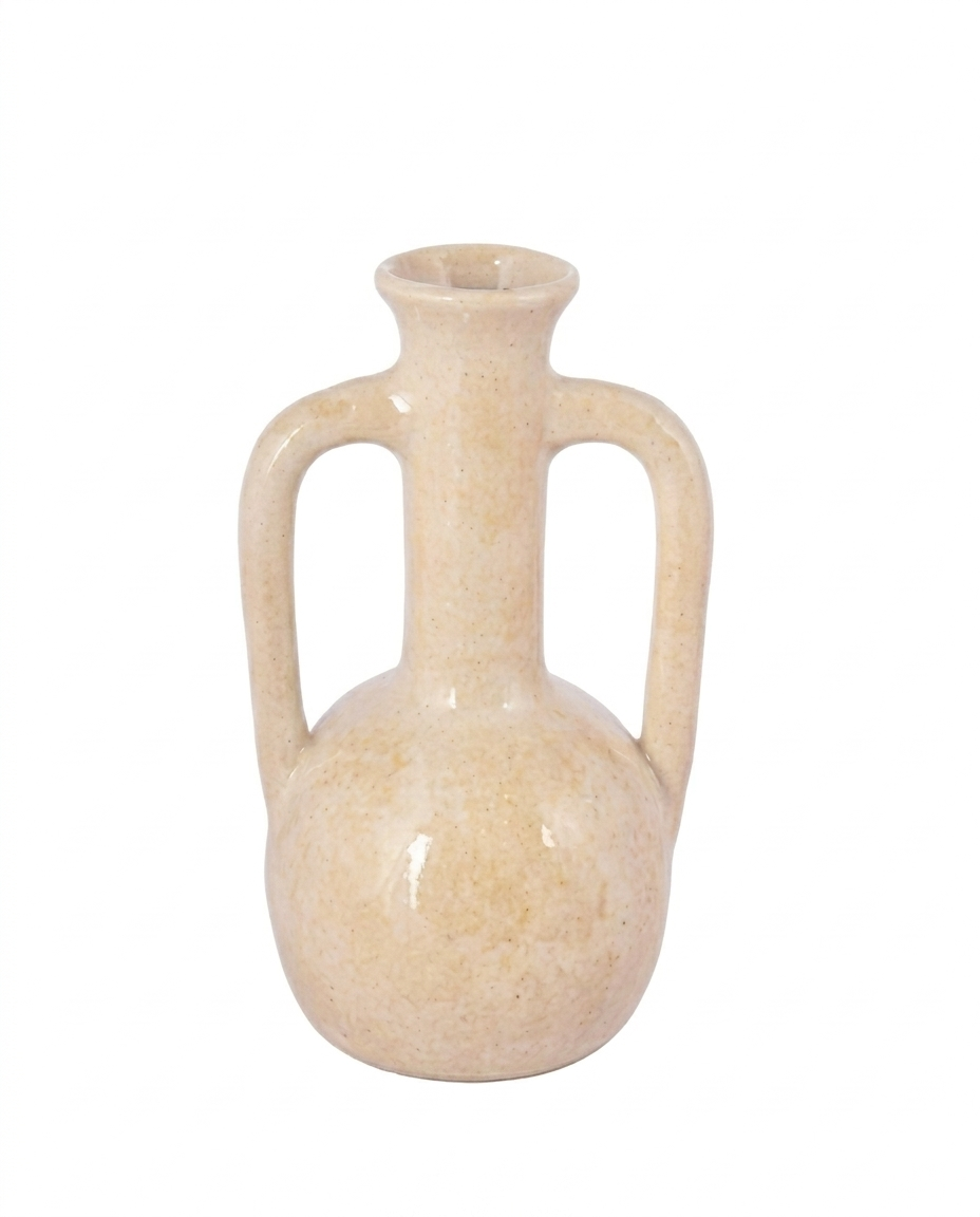 Vaso Cerâmica Ivory M
