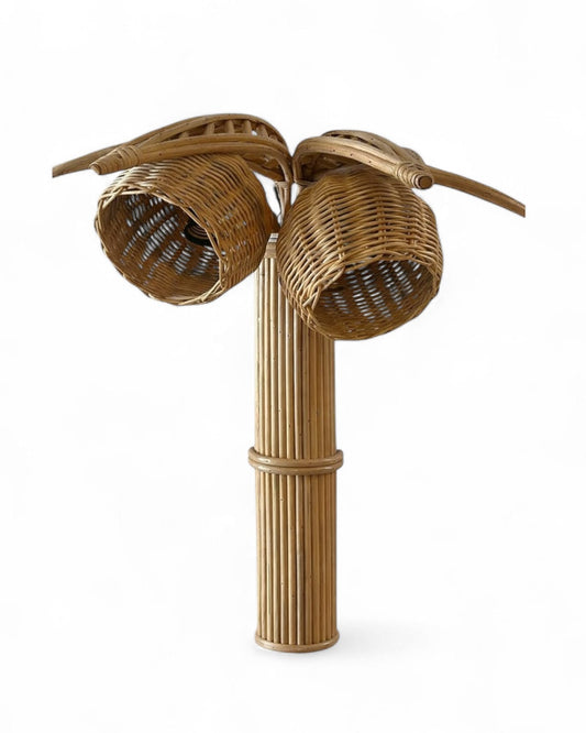 Arandela Coqueiro Rattan