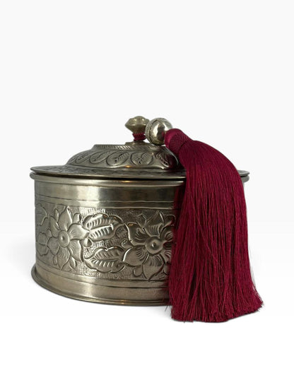 Caixa em Alpaca G Tassel Marsala