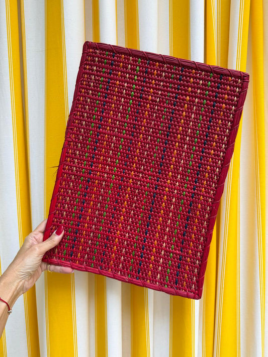 Jogo Americano Peru Vermelho