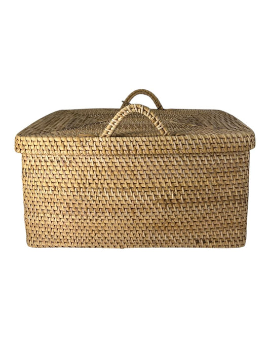 Cesta de Picnic com Tampa e Alca - P