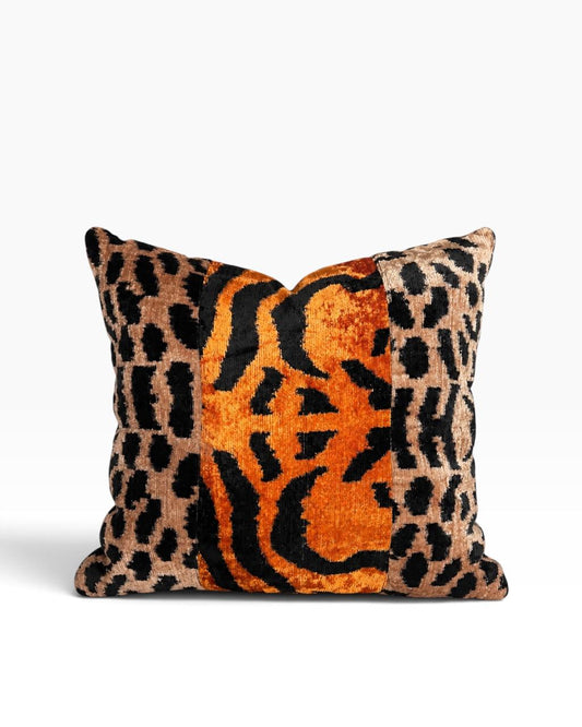 Almofada Ikat Veludo Savana II 40x35