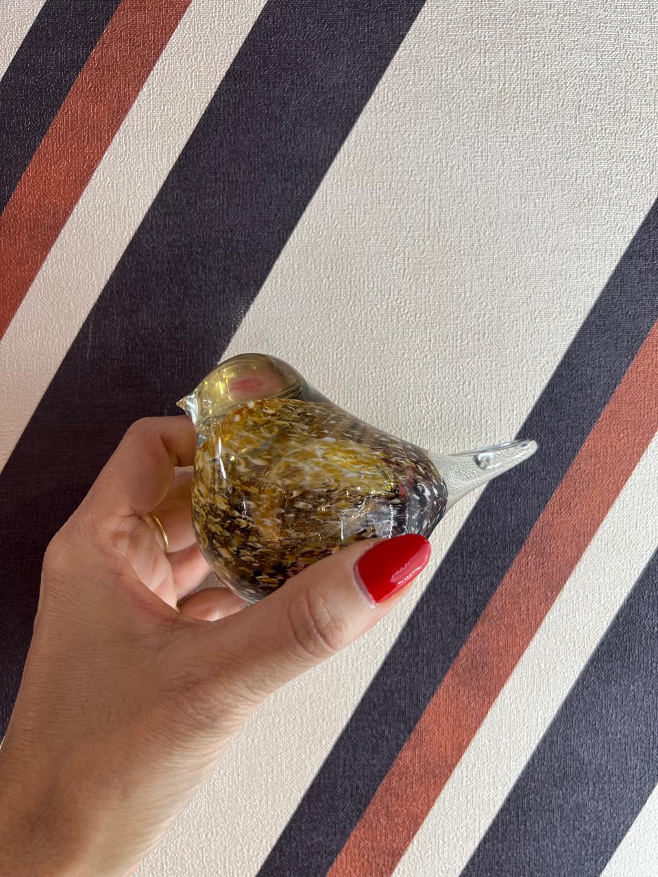 Escultura Pássaro em Vidro IV