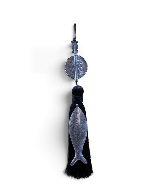 Pingente Preto Peixe