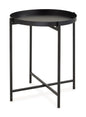 Mesa Em Metal Com Bandeja Preta