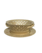 Fruteira Trança Lace c/ Prato Royal Creamware